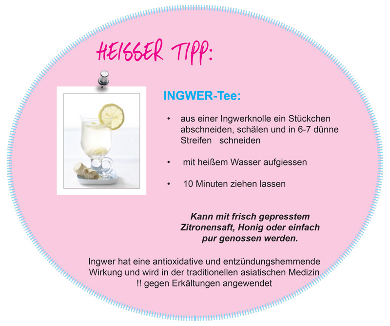 Ingwer-Tee, Ursula Prochazka, Heiserkeit, 